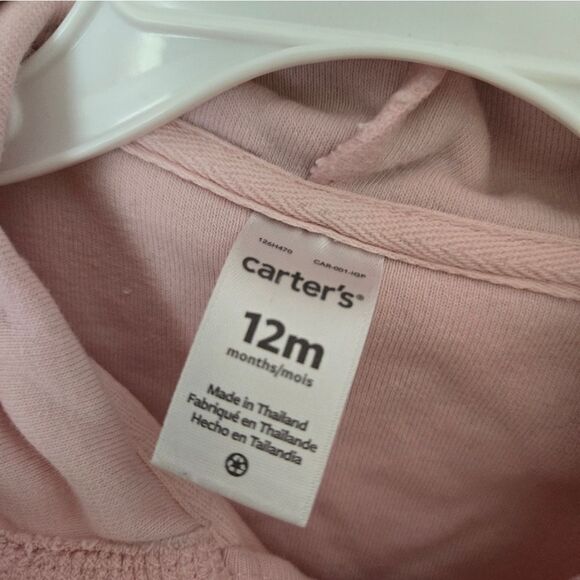 3/$15 Carter's Terry cloth sweater 12 m - Picture 4 of 4